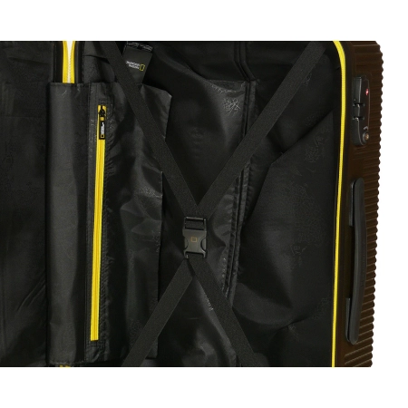 Średnia walizka National Geographic Abroad khaki 65l